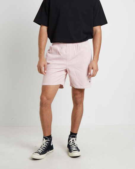 Wide Wale Cord Beachshort in Pigment Washed Pink
