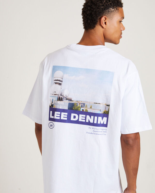 Lee Homme Baggy T-Shirt in Vintage White, hi-res image number null