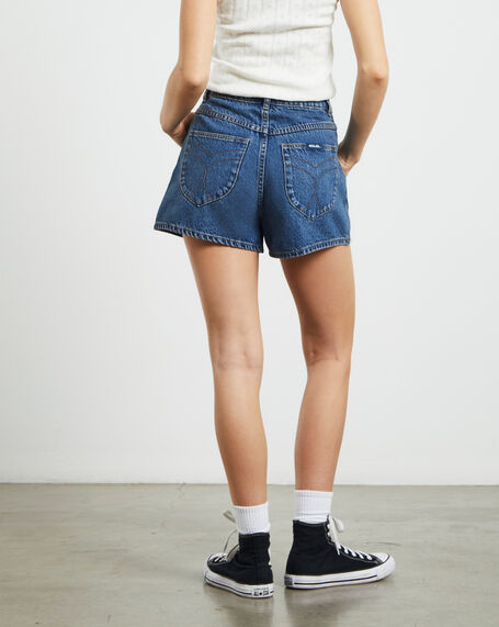 Mirage Denim Shorts in Lyocell Pacific Blue