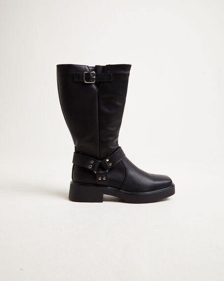 Edge Bot Boots in Black