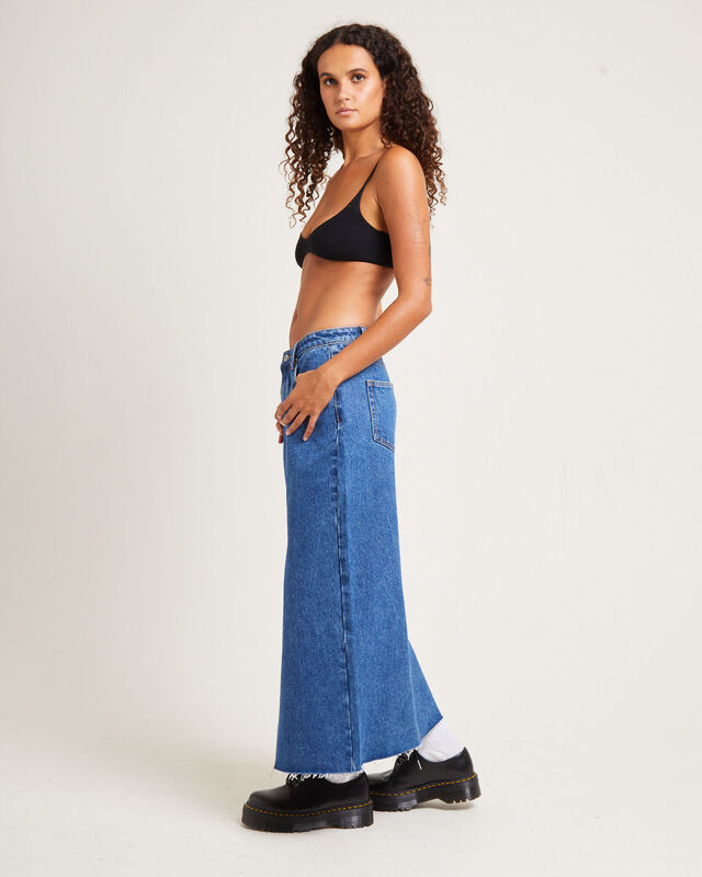 Eva Maxi Denim Skirt Moody Blue, hi-res image number null