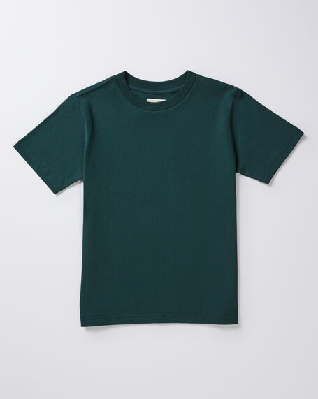 Teen Boys OG Skate Short Sleeve T-Shirt in Bottle green