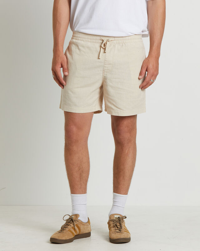 Puglia Linen Shorts in Natural, hi-res image number null