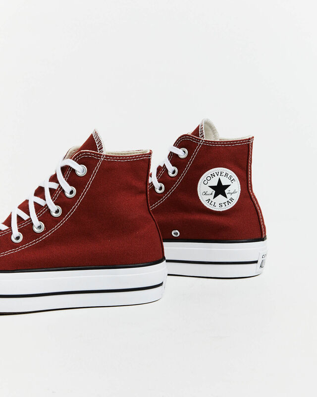 Chuck Taylor All Star Hi Top Lift Ritual Sneakers in Red, hi-res image number null