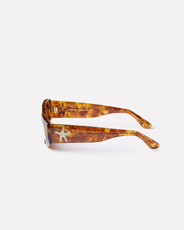 Evan Mock X Suede Sunglasses in Tortoise Polished/Bronze, hi-res image number null