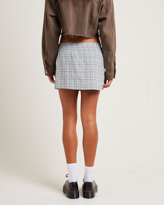 Remi Check Cargo Mini Skirt, hi-res image number null