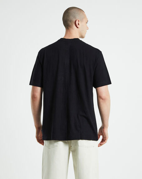 Crops Hemp Retro Fit Short Sleeve T-Shirt Black