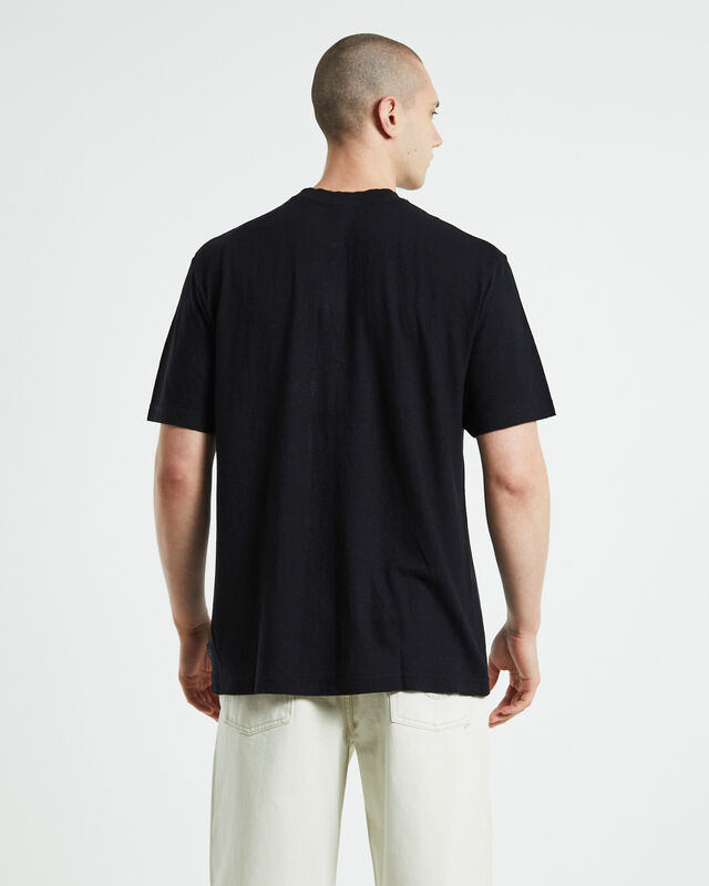 Crops Hemp Retro Fit Short Sleeve T-Shirt Black, hi-res image number null
