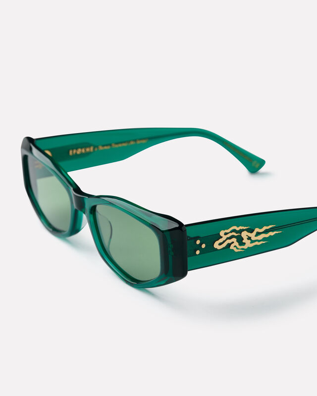 Guilty x Thomas Towend Sunglasses in Emerald Green, hi-res