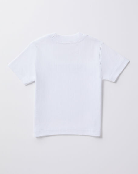 Boys Atom Short Sleeve T-Shirt in White