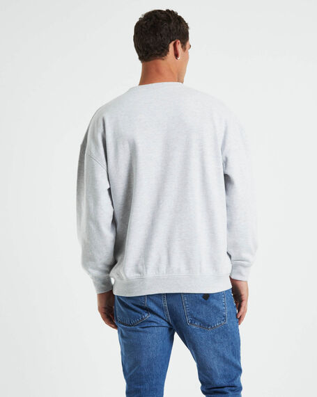Norrie Long Sleeve Sweatshirt in Ice Marle Grey