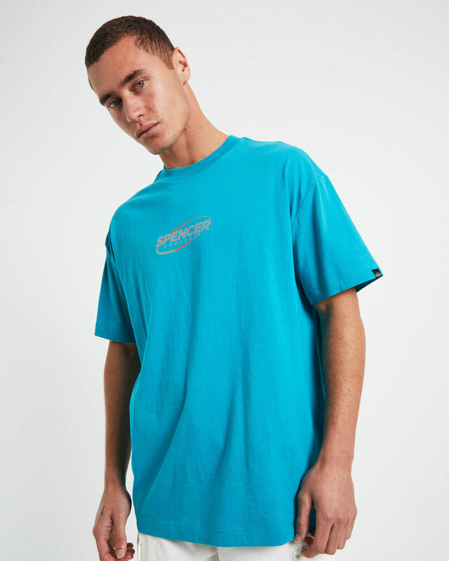Nitro Short Sleeve T-Shirt in 90s Aqua Blue, hi-res image number null