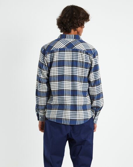 Bowery Long Sleeve Flannel Pacific Multi