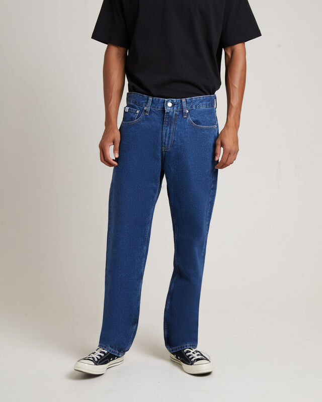 90's Straight Jeans in Medium Denim, hi-res image number null