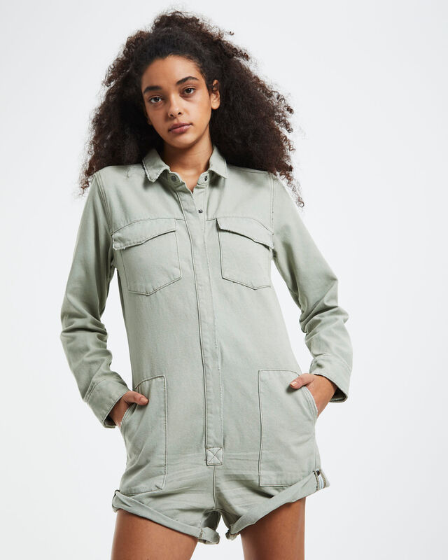 Prophecy Jumpsuit Faded Khaki Canvas, hi-res image number null