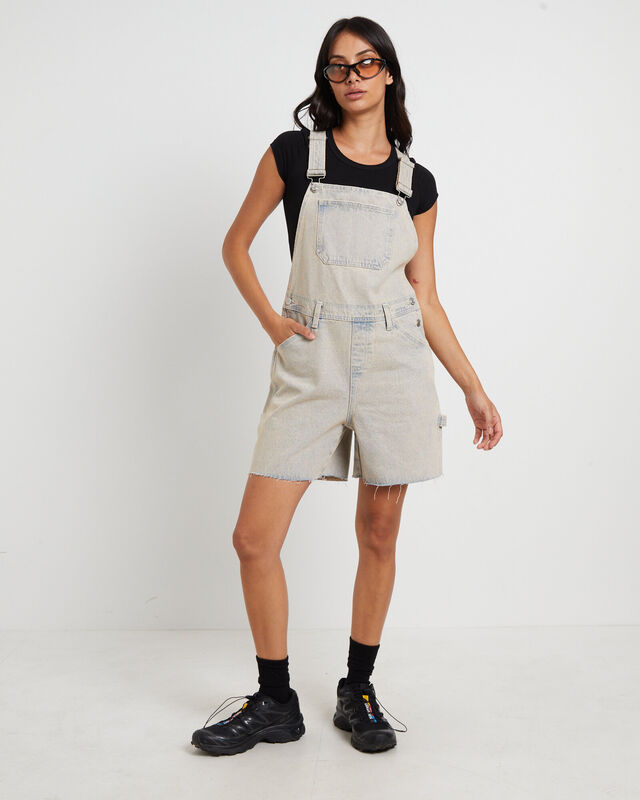 Longline Overdye Overalls in Peachy, hi-res image number null