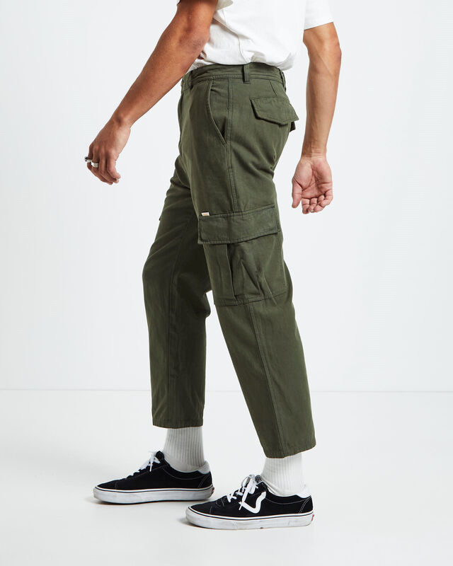 Green Onions Cargo Pants Army Green, hi-res image number null