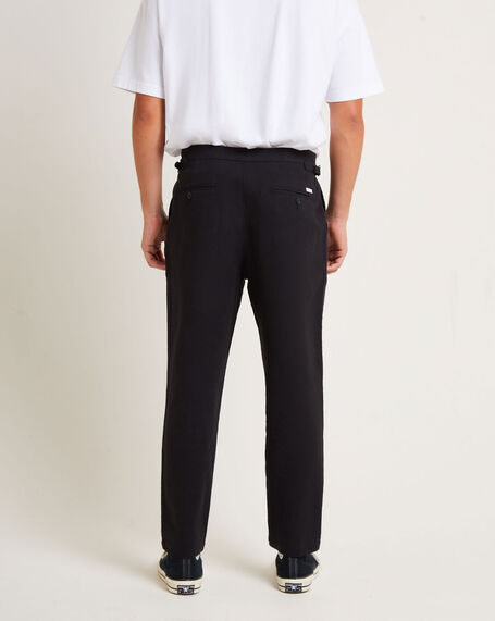 Ibiza Linen Pants in Black