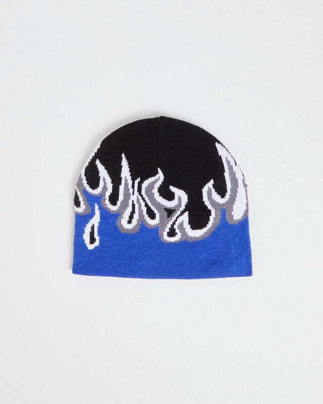 Flamin Skull Beanie, hi-res image number null