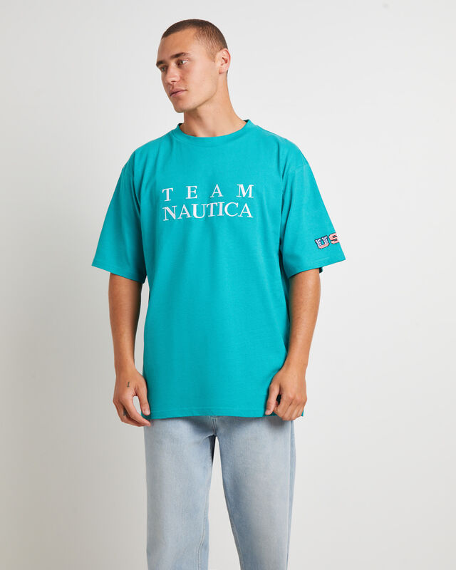 Trela Short Sleeve T-Shirt in Green, hi-res image number null