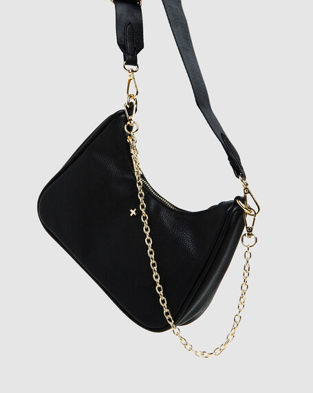 Paloma Handbag Pebble Black/Gold