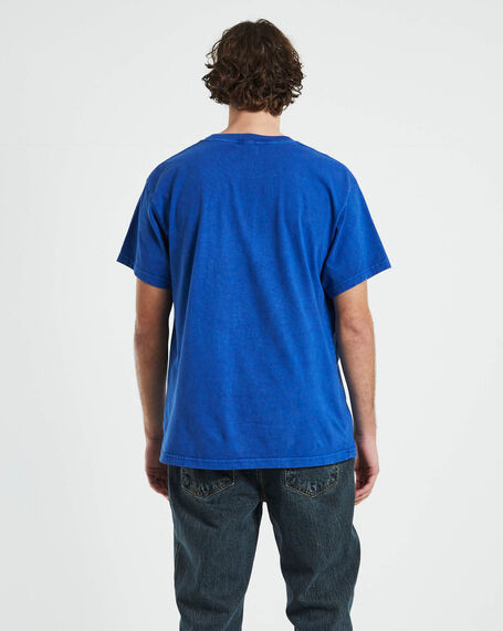 Heavy Venice Short Sleeve T-Shirt in Blue