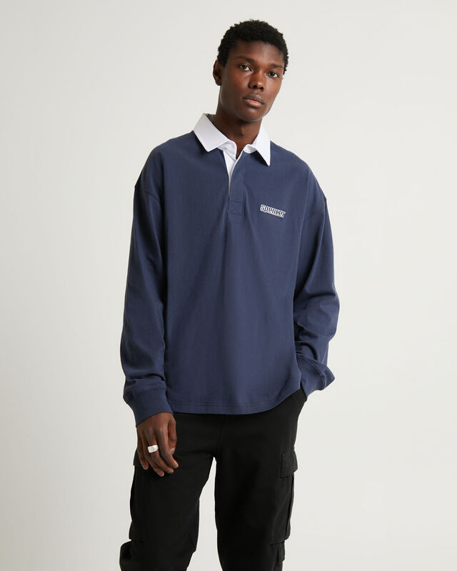 1992 Long Sleeve Polo Navy, hi-res image number null