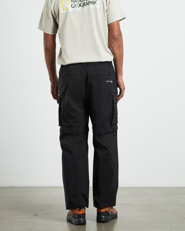 Convertible Zipper Long Pants Carbon Black, hi-res image number null