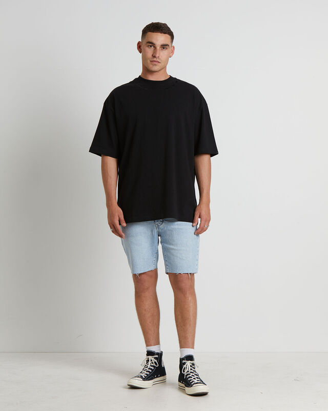 Choked Short Sleeve T-Shirt in Black, hi-res image number null