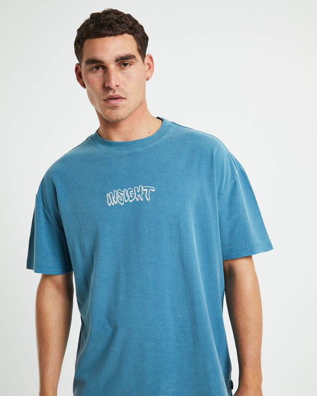 Dive Short Sleeve T-Shirt in Ocean Blue, hi-res image number null
