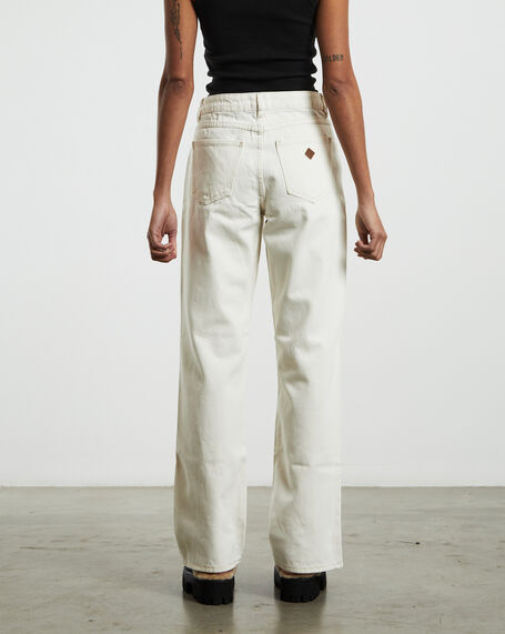 Low Carrie Jeans Stone White