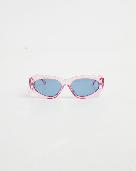 Under Wraps Sunglasses in Pink/Teal Mono