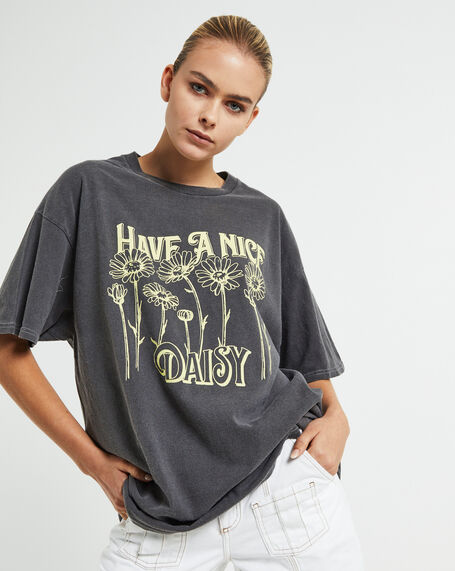 BDG Nice Daisy Dad T-Shirt Grey