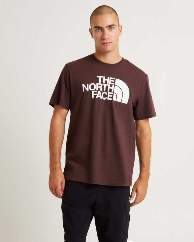 Half Dome Short Sleeve T-Shirt Coal Brown, hi-res image number null