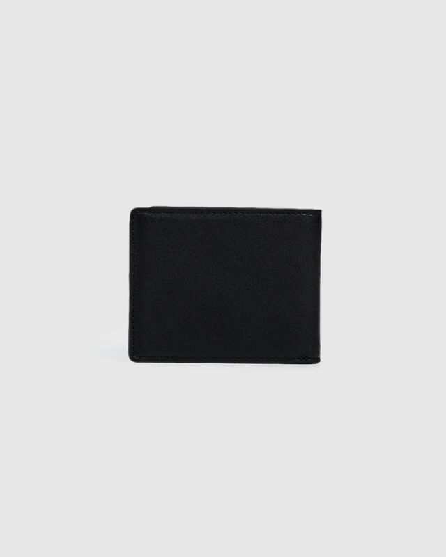 Hank Leather Wallet Black, hi-res image number null