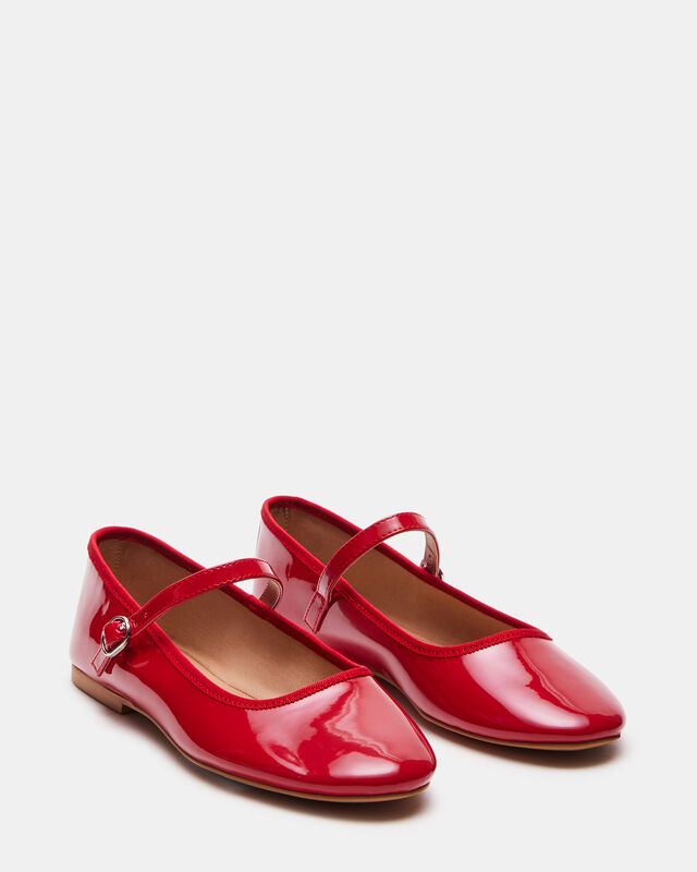 Vinetta Flats in Red Patent, hi-res image number null