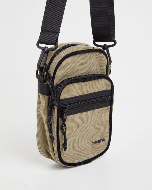Kai Cord Side Bag Taupe, hi-res image number null