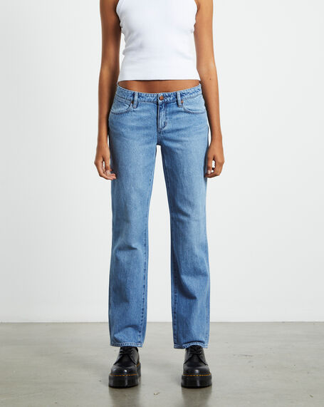 Low Rise Claudia Straight Jeans Mary Jane Blue