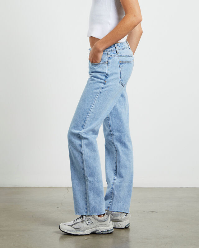 A 99 Low Straight Petite Jeans Walk Away Blue, hi-res image number null