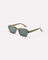 Wilson Sunglasses in Army Green/Green