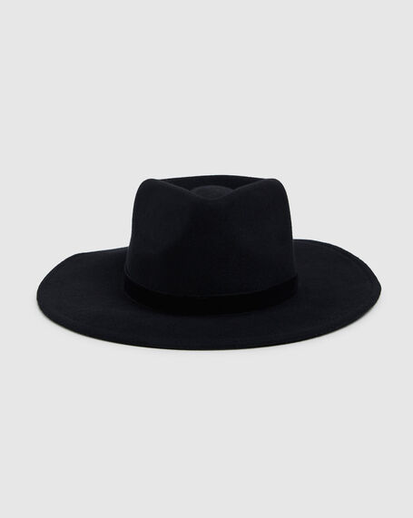 Amara Felt Hat Black