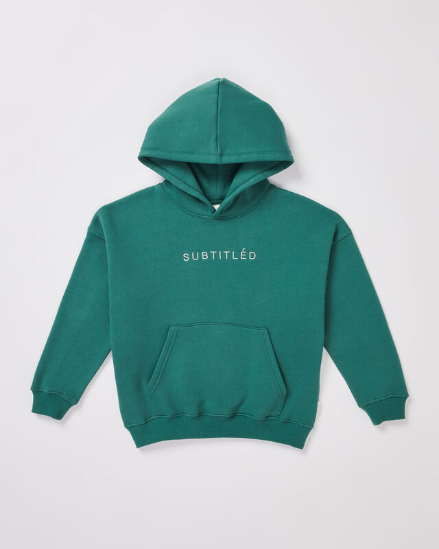 Teen Girls State Oversized Hoodie in Green, hi-res image number null