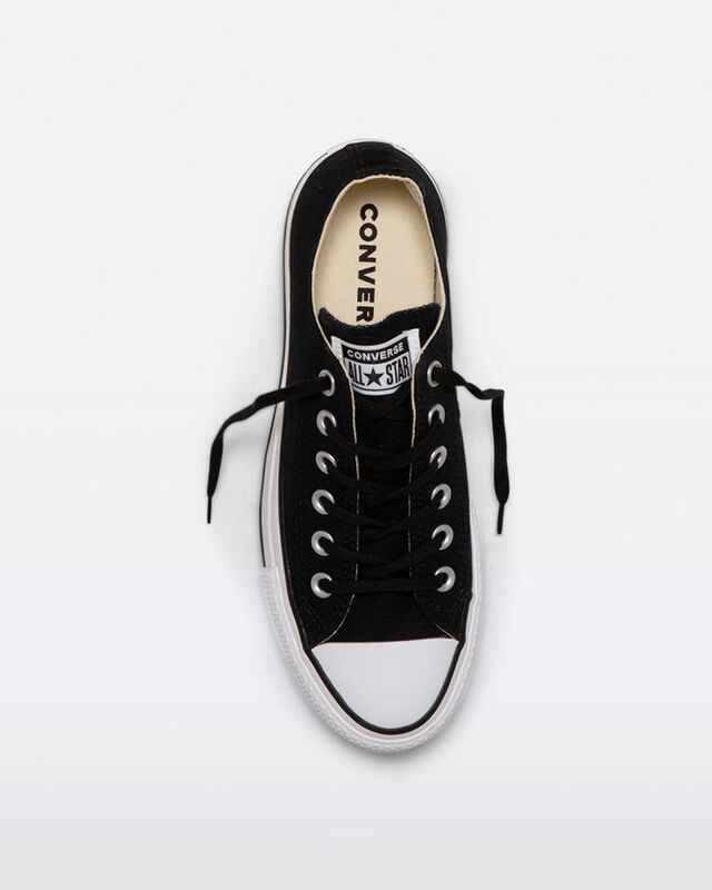 Chuck Taylor All Star Platform Lo Sneakers Black, hi-res image number null