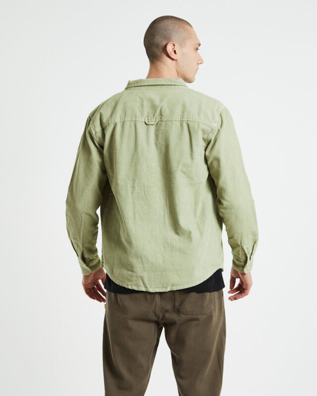 Lazy Boy Long Sleeve Shirt Sage Green, hi-res image number null
