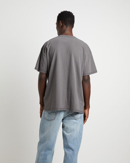 Worner Reverse short Sleeve T-Shirt in Black