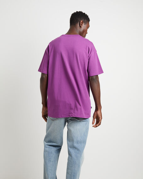 International Heavyweight Short Sleeve T-Shirt in Purple