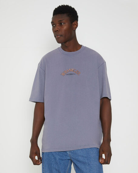 Portal Slacker Short Sleeve T-Shirt in Granite Blue