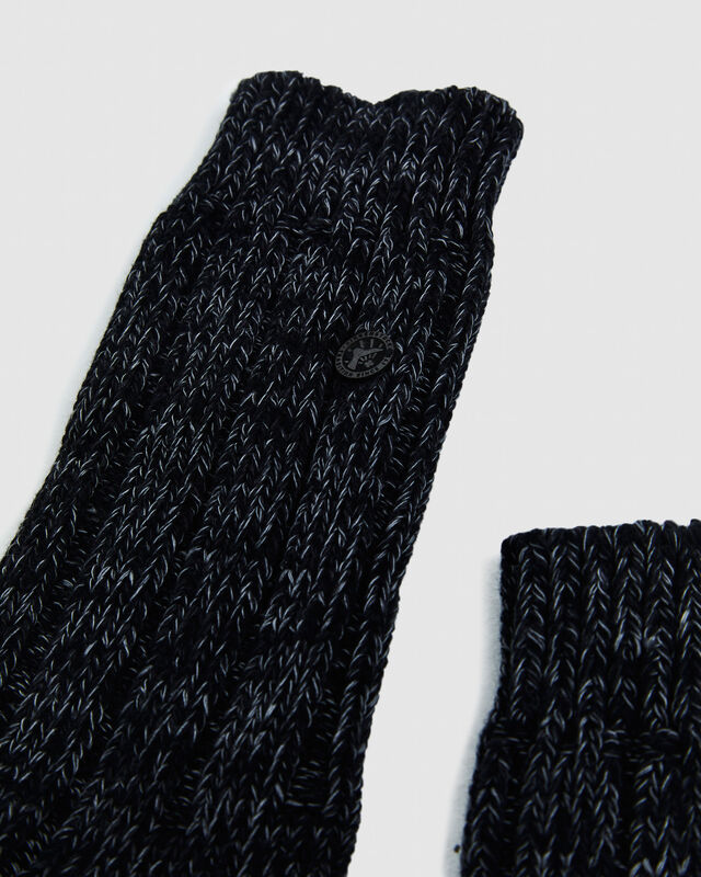 Cotton Twist Socks Black, hi-res image number null