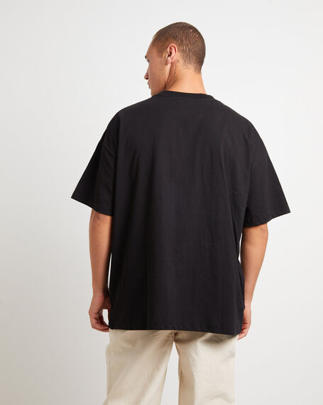Brained 330 Short Sleeve T-Shirt in Black