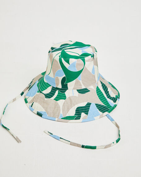 Coko Canvas Reversible Wide Bucket Hat